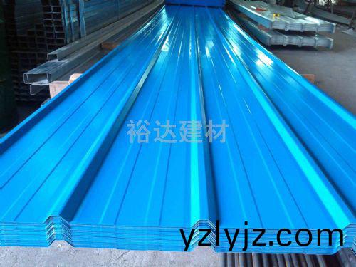 90型(xing)牆麵綵(cai)鋼(gang)瓦(wa)