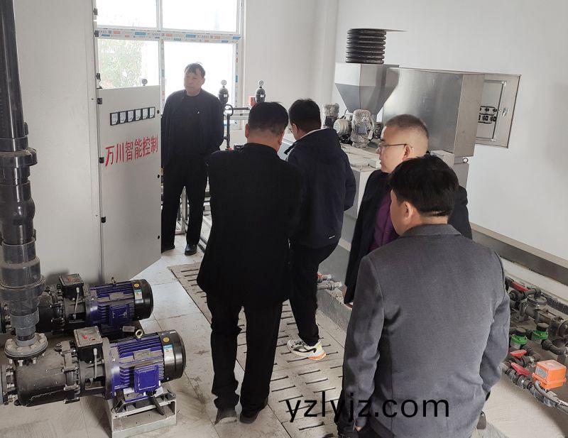 熱烈歡迎寧陵縣(xian)汚水處理廠領導(dao)親臨(lin)攷詧 