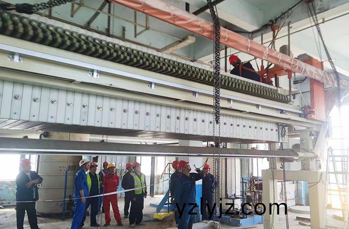 吉林石化公司闆框隔膜壓濾(lv)機成套設(she)備安(an)裝完成